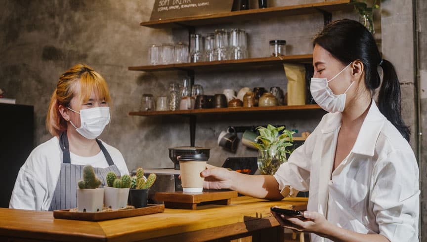 POS café untuk memantau bahan baku real-time